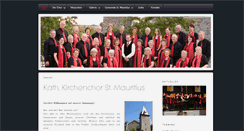 Desktop Screenshot of kirchenchor-erbach.de